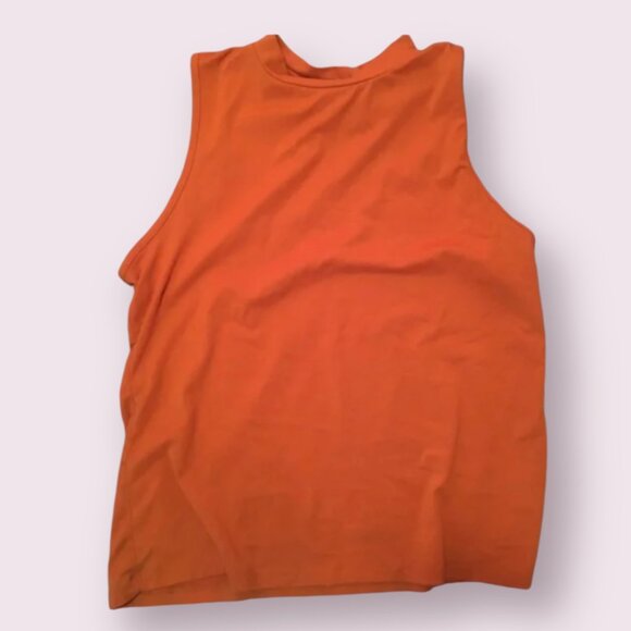 ⭐️ Modern Boho Mock Neck Tank Peasant Minimal Hippie Art Deco Core Blouse - Picture 1 of 3